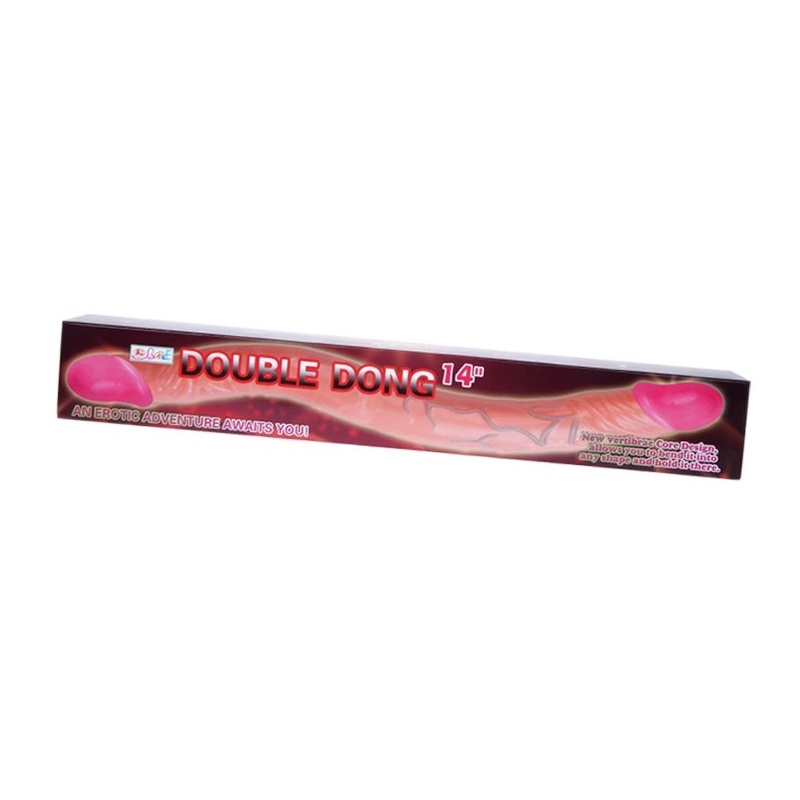 Dildo dwustronne Double Dong 35,6 cm, silikonowe - 6