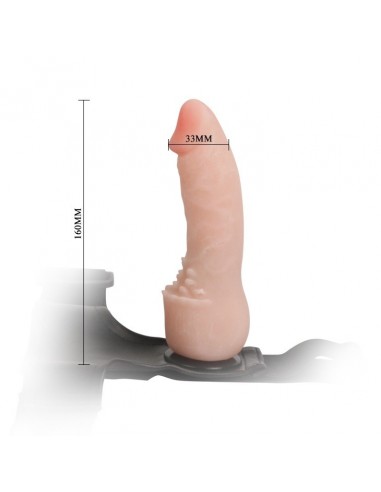 Strapon Baile - Strap-On Ultra Cyberskin Penis - Strap-ony, dilda na pasku bez wibracji - 5
