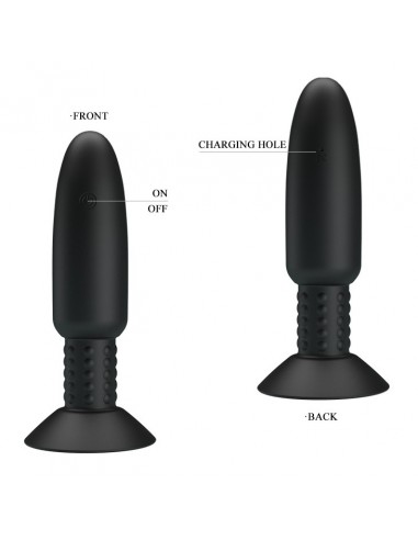 Korek analny wibrujący Pretty Love - Beaded For Extra Pleasure - Kulki i korki analne wibrujące - 3