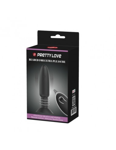 Korek analny wibrujący Pretty Love - Beaded For Extra Pleasure - Kulki i korki analne wibrujące - 7