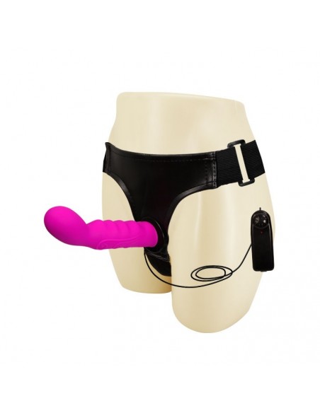 Strapon Z Wibracjami Baile Ultra Harness Vibration - Strap-ony, dilda na pasku z wibracją - 2