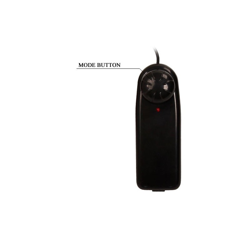 Wibrator strap-on ULTRA HARNESS Vibration z zagiętą główką i pilotem - długość całkowita 15,5 cm - 6