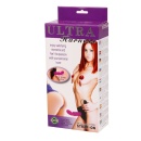Wibrator strap-on ULTRA HARNESS Vibration z zagiętą główką i pilotem - długość całkowita 15,5 cm - 8