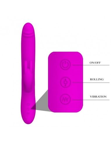 Wibrator z Króliczkiem BYRON 4 Tryby Pulsacji i 7 Wibracji - Wibratory Króliczki - 5