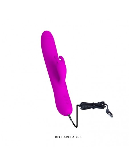 Wibrator z Króliczkiem BYRON 4 Tryby Pulsacji i 7 Wibracji - Wibratory Króliczki - 6