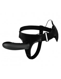 Strapon Z Wibracjami Pretty Love - Myron 7,2" - Strap-ony, dilda na pasku z wibracją - 1