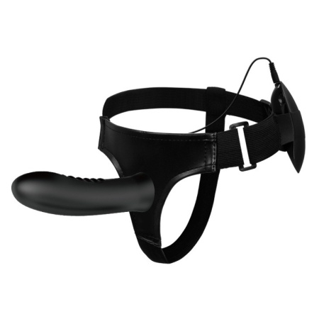 Strap-on MYRON Vibration z regulowanymi szelkami - 18,3 cm - 1