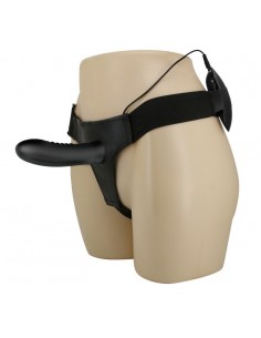 Strapon Z Wibracjami Pretty Love - Myron 7,2" - Strap-ony, dilda na pasku z wibracją - 1 2