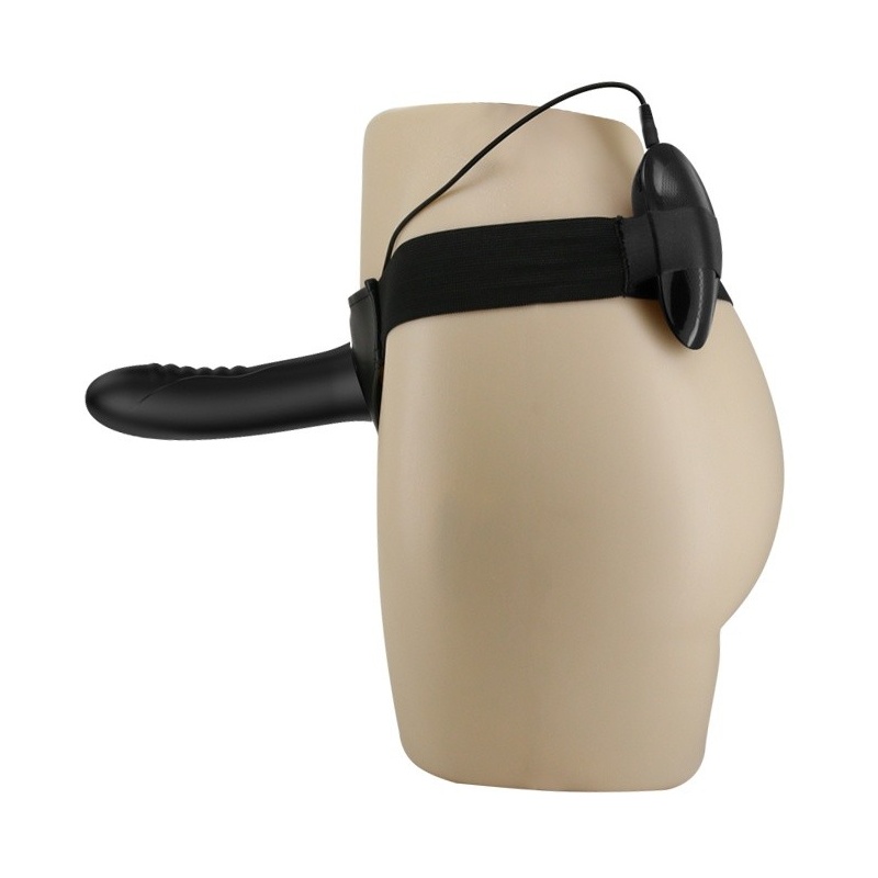 Strap-on MYRON Vibration z regulowanymi szelkami - 18,3 cm - 3