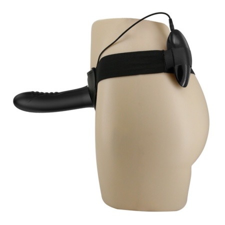 Strap-on MYRON Vibration z regulowanymi szelkami - 18,3 cm - 3