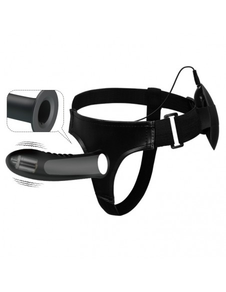 Strapon Z Wibracjami Pretty Love - Myron 7,2" - Strap-ony, dilda na pasku z wibracją - 4