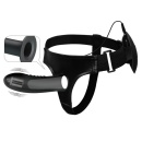 Strap-on MYRON Vibration z regulowanymi szelkami - 18,3 cm - 4