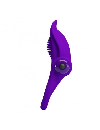 Pierścień z wibracjami  Penis Ring Fioletowy - 10 Funkcji - Pierścienie erekcyjne wibrujące - 3