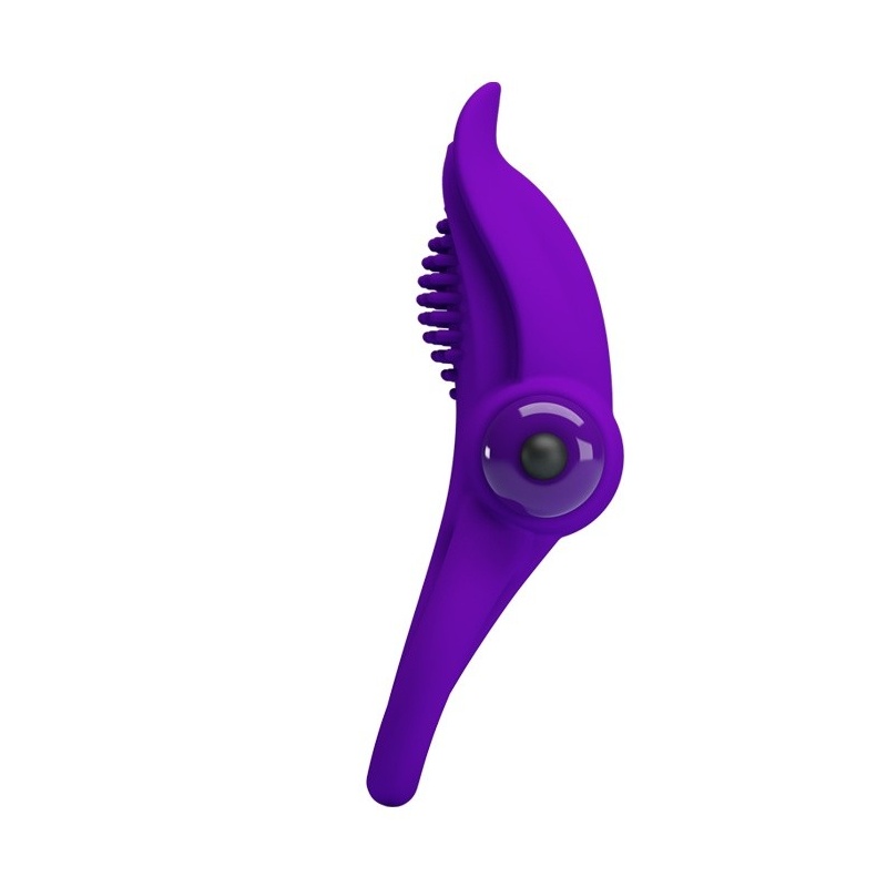 Wibrujący pierścień na penisa Vibrant Penis Ring Purple - 10 trybów wibracji, silikon medyczny, średnica wewnętrzna 3 cm - 3