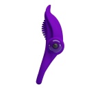 Wibrujący pierścień na penisa Vibrant Penis Ring Purple - 10 trybów wibracji, silikon medyczny, średnica wewnętrzna 3 cm - 3