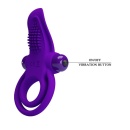 Wibrujący pierścień na penisa Vibrant Penis Ring Purple - 10 trybów wibracji, silikon medyczny, średnica wewnętrzna 3 cm - 6