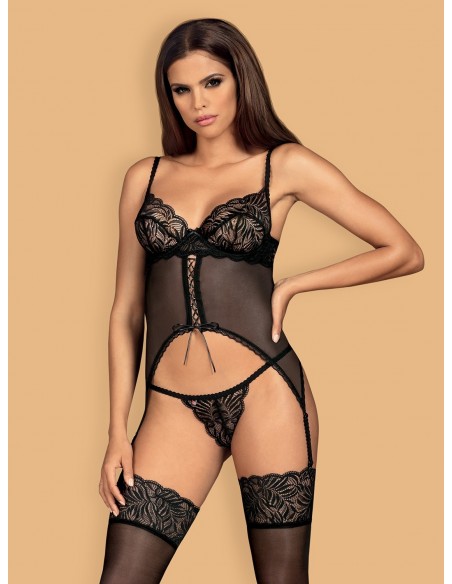 Zestaw Contica Gorset + Stringi - Komplety bielizny erotycznej - 3