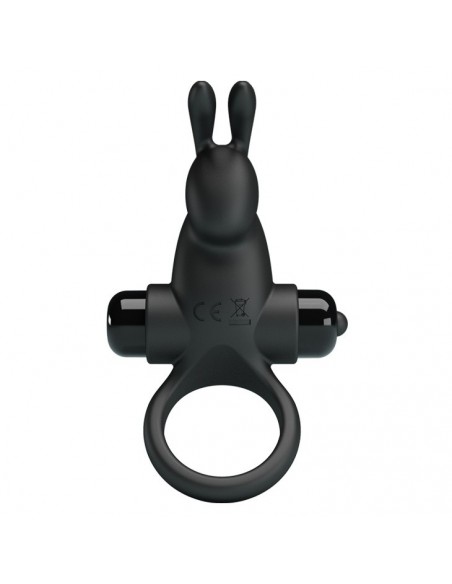 Pierścień z wibracjami  Penis Ring I Czarny - Pierścienie erekcyjne wibrujące - 1