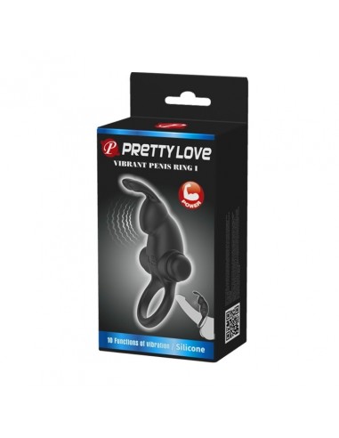 Pierścień z wibracjami  Penis Ring I Czarny - Pierścienie erekcyjne wibrujące - 8