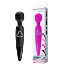 Body Wand - masażer erotyczny z prążkowaną główką 4,5 cm, 7 funkcji wibracji, długość 25 cm - 2