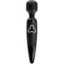 Body Wand - masażer erotyczny z prążkowaną główką 4,5 cm, 7 funkcji wibracji, długość 25 cm - 1