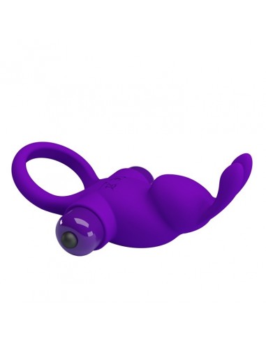 Pierścień z wibracjami  Penis Ring I Fioletowy - Pierścienie erekcyjne wibrujące - 4