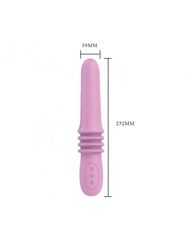 Stymulator Pretty Love - Susie Usb 12 Function, 4 Up-Down Pink - Stymulatory łechtaczki - 5