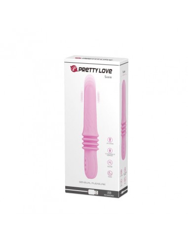 Stymulator Pretty Love - Susie Usb 12 Function, 4 Up-Down Pink - Stymulatory łechtaczki - 7