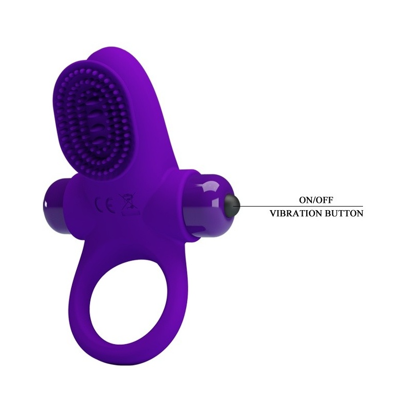 Wibrujący pierścień na penisa Vibrant Penis Ring II, 10 cm - 6