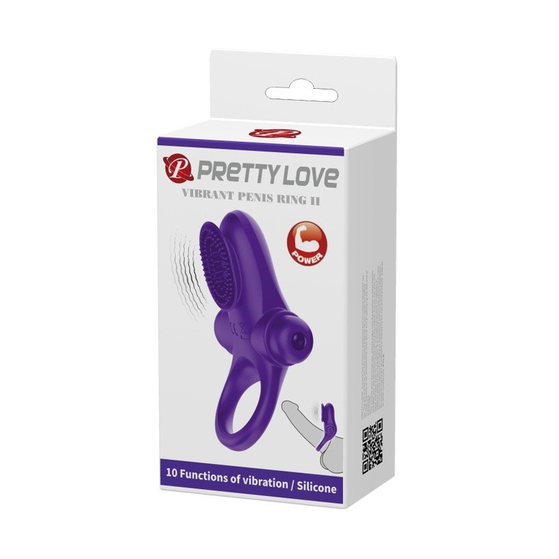 Wibrujący pierścień na penisa Vibrant Penis Ring II, 10 cm - 8