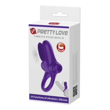 Wibrujący pierścień na penisa Vibrant Penis Ring II, 10 cm - 8