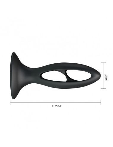 Korek analny Baile - Fabulous Silicone Butt Plug - Korki analne silikonowe - 5