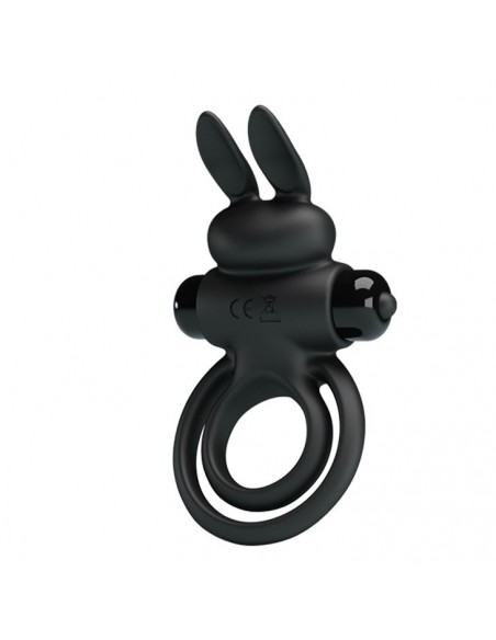 Pierścień z wibracjami  Penis Ring III Czarny - Pierścienie erekcyjne wibrujące - 1