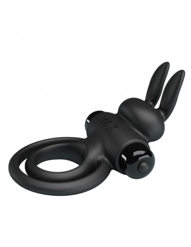 Pierścień z wibracjami  Penis Ring III Czarny - Pierścienie erekcyjne wibrujące - 4