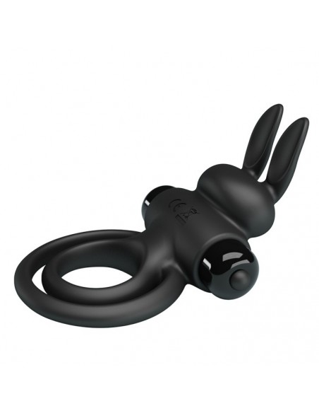 Pierścień z wibracjami  Penis Ring III Czarny - Pierścienie erekcyjne wibrujące - 4