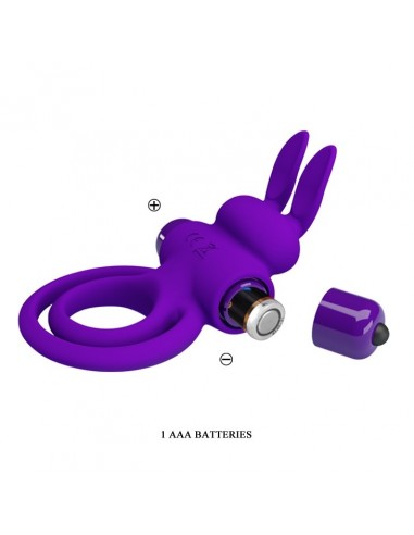 Pierścień z wibracjami  Penis Ring III 10 Funkcji Fioletowy - Pierścienie erekcyjne wibrujące - 7