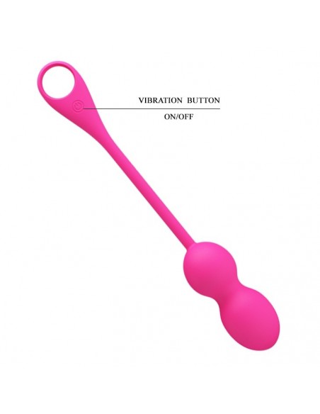 Sterowane Telefonem Kulki Gejszy Elvira Pink - Kulki Gejszy i Jajeczka Wibrujące - 4