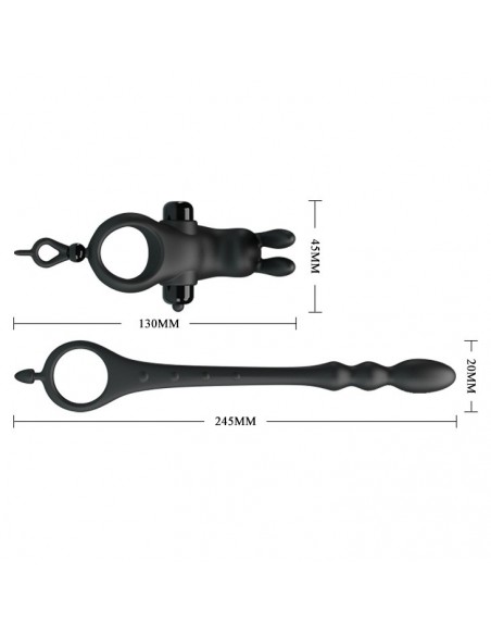 Nakładka wibracyjna  - Penis Sleeve V - Pierścienie erekcyjne wibrujące - 5