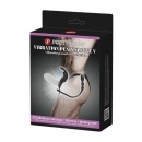 Wibrujący pierścień V na penisa z korkiem analnym 21 cm - 7