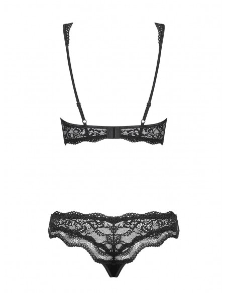 Komplet Bielizny Luvae 2-Częściowy Czarny  S/M - Komplety bielizny erotycznej - 6