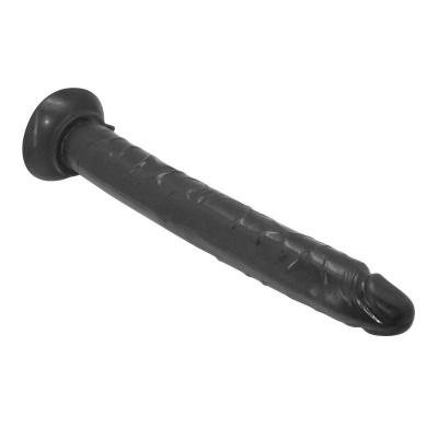 Dildo Black Emperor 32,3 cm na przyssawce czarne - 1 2