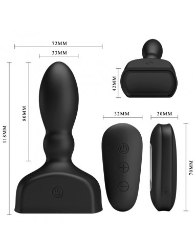Korek analny wibrujący Mr Play- Inflatable Anal Plug - Kulki i korki analne wibrujące - 3