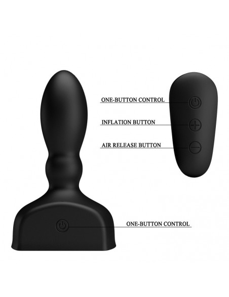Korek analny wibrujący Mr Play- Inflatable Anal Plug - Kulki i korki analne wibrujące - 4