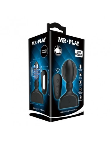 Korek analny wibrujący Mr Play- Inflatable Anal Plug - Kulki i korki analne wibrujące - 6