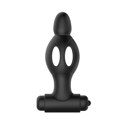 Wibracyjny korek analny BI-210214-MR z silikonu medycznego, 10 trybów, 4,0 x 11,8 cm - 1