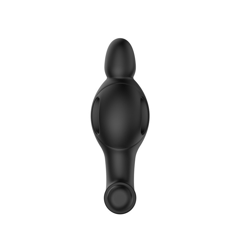 Wibracyjny korek analny BI-210214-MR z silikonu medycznego, 10 trybów, 4,0 x 11,8 cm - 2