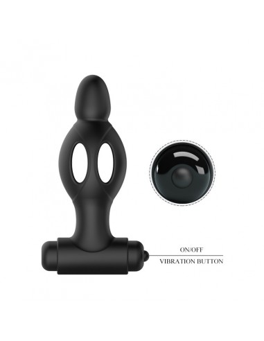 Korek analny wibrujący Mr Play - Silicone Vibrating Anal Plug - Kulki i korki analne wibrujące - 5