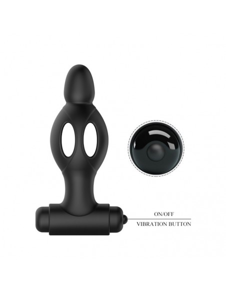 Korek analny wibrujący Mr Play - Silicone Vibrating Anal Plug - Kulki i korki analne wibrujące - 5