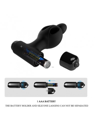 Korek analny wibrujący Mr Play - Silicone Vibrating Anal Plug - Kulki i korki analne wibrujące - 6