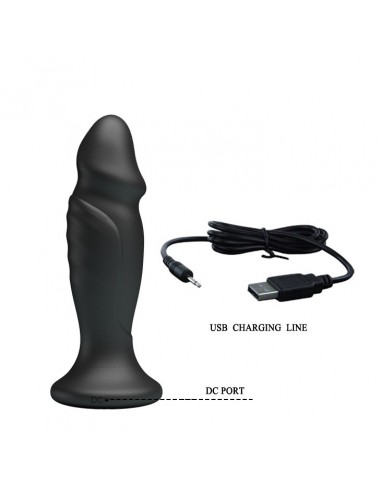 Korek analny wibrujący Mr Play - Powerfull Vibrating Anal Plug - Kulki i korki analne wibrujące - 6